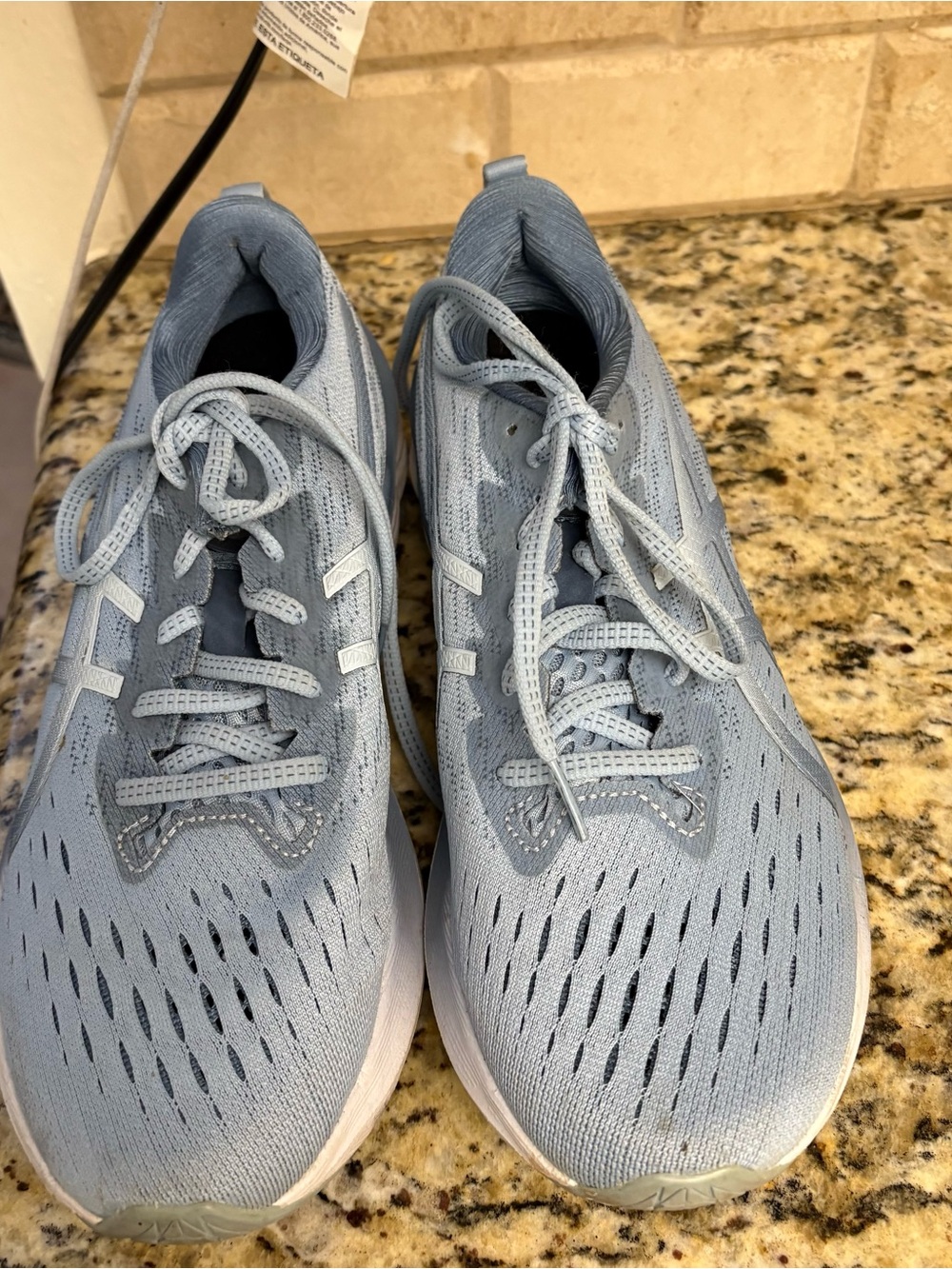 Asics Light Blue Women's Athletic Running Shoes
